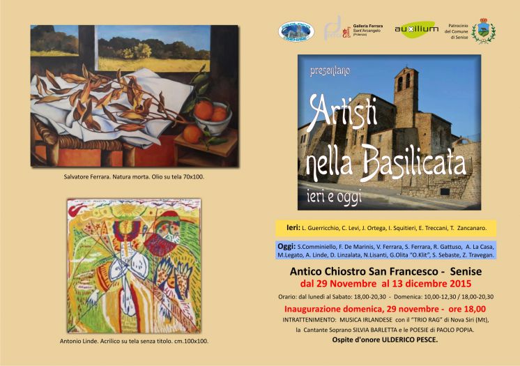 Mostra Artisti nella Basilicata ieri &amp; oggi